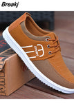 Casual Canvas Shoes for Men Lightweight Sports Breathable Shoes Men's Classic Vulcanized Shoes Fashion Lace Up Footwear