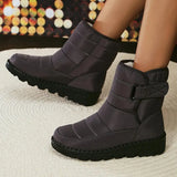 Platform Waterproof Snow Boots for Women 2023 Soft Sole Keep Warm Winter Boots Woman Non Slip Ankle Booties Plus