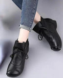 for Women 2023 New Fashion Lace Up Women's Boots Casual Soft Bottom Retro Ladies Ankle