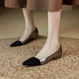 Women's Loafers Shallow Slip on Woman Autumn Flats Pointed Toe Ladies Flat Shoes Chaussure