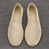 Size 35-45 Women Sewing Flax Shoes Slip on Loafers Casual Shoes Woman Espadrilles Hemp Canvas Flat