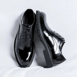 Breakj 2023 Men's Shoes Business Dress Men's Leather Wedding Shoes Derby Shoes