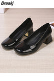 New Style Women's High Heels Women's Fashion Office Work Wedding Party Shoes Ladies Mid Heel Spring Autumn