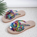 Autumn And Winter New Large-Size Ladies' Sandals Temu Simple Atmosphere Beach Sandals