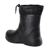 Men's Boots Windproof Outdoor Work Boots Cotton Rain Boots Men Snow Boots Waterproof Winter Rubber Boots Warm Light Ankle