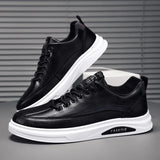 Casual Shoes for Men Comfortable Mens Skateboard Shoes Handmade Design Flats Sneakers Male White Vulcanized