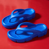 Thick Bottom Platform Flip Flops Women 2022 Summer Soft Sole Clip Toe Slippers Woman Comfy Non Slip Beach Shoes