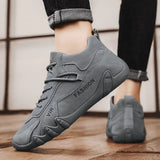 for Men Casual Sneaker Leather Non Slip Luxury Shoes Men Motorcycle Short Boots Comfortable Moccasins Zapatillas