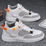 New Men Shoes Male Sneakers Mixed Color Flat Shoes Designer Fashion Outdoor Trendy High Top Shoes Men Vulcanized