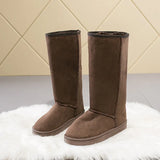 boots women shoes woman leather fur button knee thigh high long australia snow shoes women boots big size 41 Botas