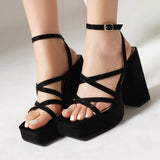 High Heels Women Sandals 2023 Spring Summer Brand New Dropship Walking Comfy Fashion Office Lady Women Shoes