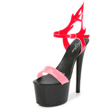 Stripper Heels Women Shoes Sexy Show Sandals Party Club Platform Stiletto High-heeled Pole Dance Prom Dress Shoes