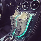 Sneakers for Women Casual Shoes Led Glowing Shoes for Men Fashion Flat Running Sneakers LED Rechargeable Couple's