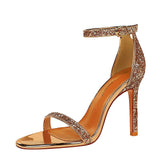 Breakj Fashion Sexy Nightclub Summer Heels One-Word