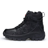 Men's Military Boot Combat Winter Fashion Ankle Boot for Men Tactical Army Boot Outdoor Work Safety Shoes Men's Motocycle