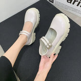 Women's Lolita Shoes 2023 New Women's Buckle Casual Shoes Thick Heel Women's Mary Jane Shoes Women's High