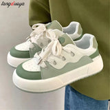 sneakers Women's Shoes Training Retro Spring New Thick-soled Students Casual All-match Niche Sports Trend Sneakers