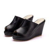 Breakj Cm Fish Mouth Slope With Large-Size Cool Slippers Waterproof Table Sandals Roman Sandals New