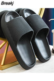 Slippers for Women Summer Thick Platform Sandals Wedges Indoor Bathroom Non-slip Slides Ladies Men Slides Beach Woman