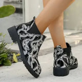 Autumn 2025 New Large-Size Lady Coarse With Fashion Boots Pointed Short