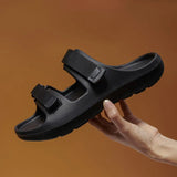 Men Slippers Trend Male Summer New Outdoor Beach Casual Soft Sole Sandals Fashion Women Indoor Home Couple Non-slip