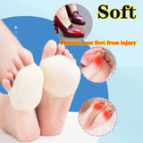 Women Forefoot Pads High Heels Half Insoles Five Toes Insole Foot Care Calluses Corns Relief Feet Pain Massaging Toe