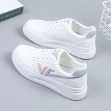 Vulcanized shoes sneakers women shoes solid color ladies flat shoes 2022 mesh women's sports comfortable breathable white