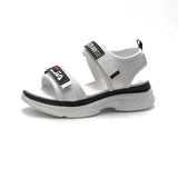 New Sandals Korean Version Of Fashion Casual Schoolgirls Cake Platform Slope With Velcro Platform Beach