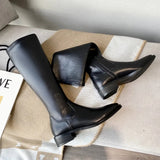 Money ~ Slim, Tall Boots, Female Knight Riding Boots, British Autumn And Winter Style
