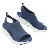 New Large-Size Fly-Woven Thick-Soled Leisure Sandals, Women's Shoes, Fish Mouth Breathable Summer Sports