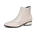 Fashion Martin Boots 2023 Autumn And Winter New Naked Boots With Thick Heels And Large Size Short