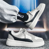 Men Shoes Platform Casual Sneakers Men Vulcanized Shoes Thick-soled Skateboarding Shoes Zapatos