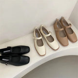 New Designer Women Loafers Single Leahter Shoes Fashion Lace Up Female Round Toe Shallow Flats Elegant Woman