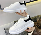 Women Causal Shoes Pring Brand Spring Designer Wedges White Sneakers Platform Tenis Feminino Trainers Female