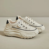New High Top Cotton Sneakers Fashion Plush Warm Sports Dad's Shoes Color Matching Casual Running Platform Vulcanize