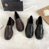 Women's loafers Shoes Mary Jane Shoes Oxfords loafers women Girls Japanese School Jk Uniform Lolita Shoes College Gothic