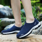 New Men Summer Comfortable Casual Shoes Slip-on Mesh Flats Trainers Sneakers Water Loafers Size