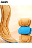 Massage Warm Memory Foam Insoles for Shoes Sole Breathable Winter Plush Warm Support Running Insoles Feet Orthopedic