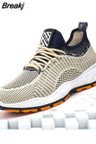 Men Casual Sneakers Light Breathable Sports Black Tennis Shoes Running Shoes for Man Trainer Male