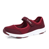 Women's Sneakers 2021 Flat Casual Shoes Mesh Fashion Walking Summer Shoes For Women White Round Head Soft Light Ladies