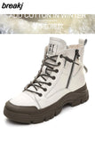 Flats Woman Sneakers Women's Shoes Ladies Casual Breathable Female Ankle boots Lace Up Woman Comfort High Top Shoes