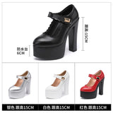 Hates Tiangao Cheongsam Catwalk Shoes, Women's Muffin Soles, Waterproof Platform, Pointed Models, Stage Performance