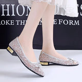 Women Boat Shoes 2023 New Spring Casual Soft Cozy Breathable Mesh Fashion Bow Shallow Sandals Femme Walking Zapatos