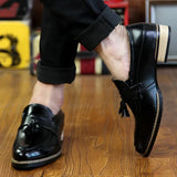 Men's Casual Shoes Fashion business dress Soft Moccasins Loafers High-Quality men Leather shoes Gommino Zapatos Chaussure