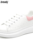 Women Causal Shoes Pring Brand Spring Designer Wedges White Sneakers Platform Tenis Feminino Trainers Female