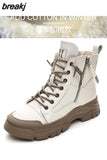 Flats Woman Sneakers Women's Shoes Ladies Casual Breathable Female Ankle boots Lace Up Woman Comfort High Top Shoes