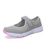 Breakj 2023 New Old Shoes Light Casual Shoes Comfortable Walking Women's Shoes Magic Sticker Mom Shoes 35-42
