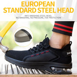 Steel Nose Safety Work Shoes New Design Mesh Sneakers Lightweight Safety Puncture-Proof Safety Shoes