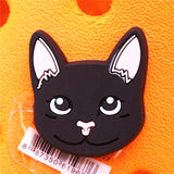 1pcs Twenty One PVC Shoe Charms Accessories Decorations Cute Note Black Cat Flowers Designer Croc Jibz Buckle Kids