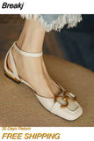 Women's Sandals 2023 Elegant Office Ladies Shoes and Sandals Women Casual Shoes Square Heel Sandals Slip On Woman